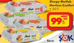 SLEEPY MUTFAK HAVLUSU ÇEŞİTLERİ 50'Lİ